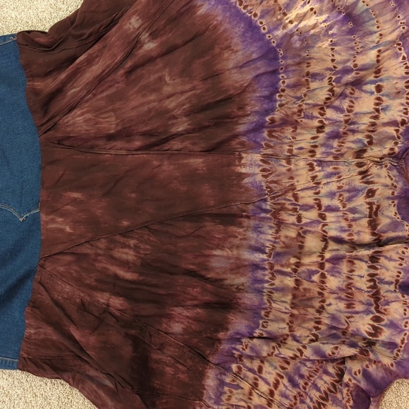 Upcycled Tye Dye Skirt - Picture 7 of 7
